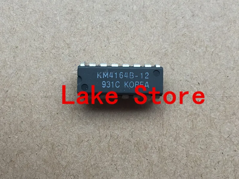 10 unids/lote 4164 KM4164B KM4164B-12 DIP16 KM4164B-15 KM4164B-10