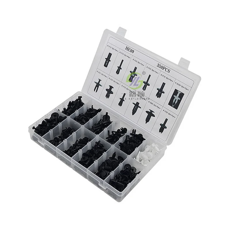 

350PCS Box buckle customer customized universal body nylon clip car box buckle set he09