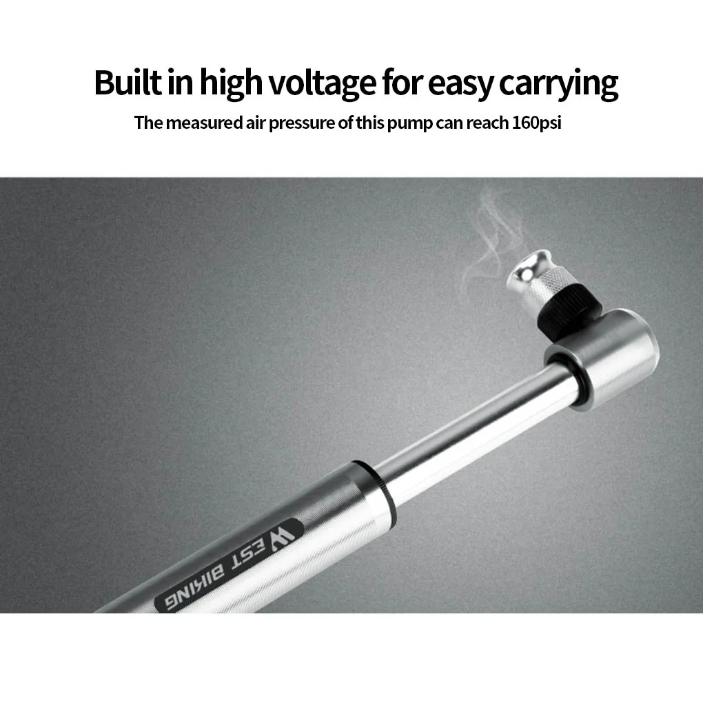 

Portable Travel Mini 160PSI Ball Bicycle Pump Inflator Mountain Bikes Tyre Air Pumps