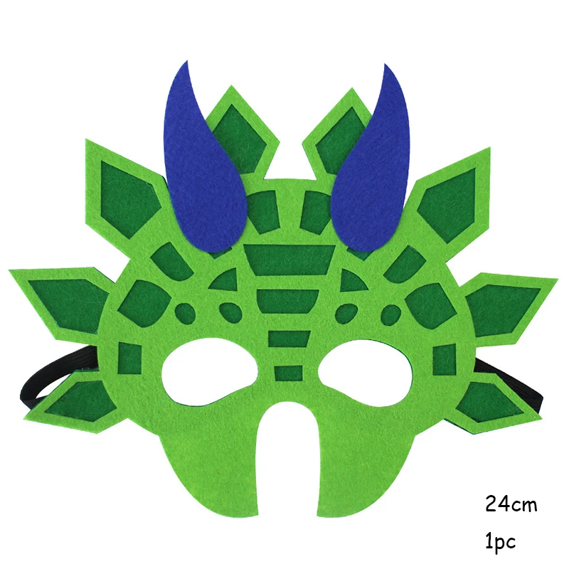 1pc mask Мотив динозавра вечерние милый бумажный мешок подарка Беби Шауэр детский реквизит Динозавр для вечеринки детская джунгли украшения на день рождения - Цвет: 1pc mask