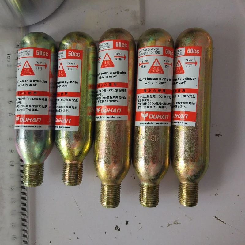 33 45 г СО2 газовый баллон для мотоцикла Подушка безопасности, жилет 50cc 60cc газовый баллон СО2 картридж для Духан подушка безопасности, жилет AIR01 02 запасной