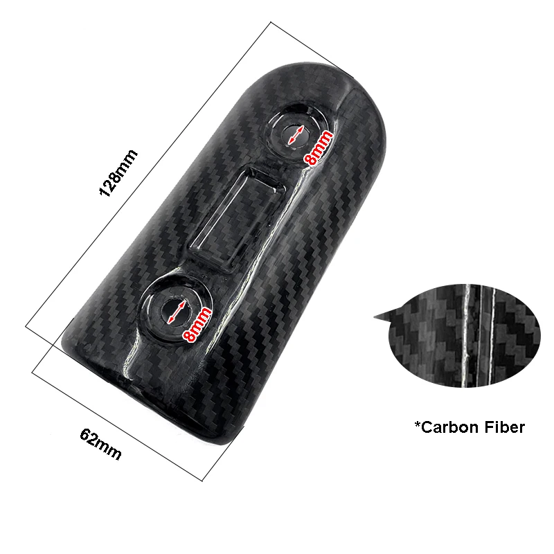 Защитный чехол из углеродного волокна универсальный глушитель выхлопной трубы