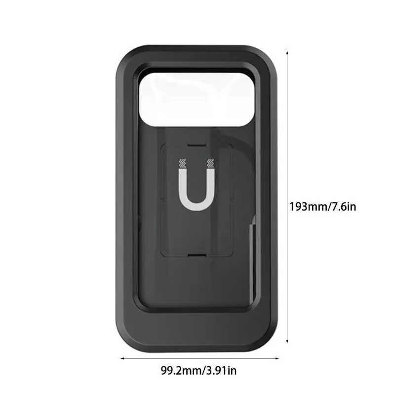 

Universal motorcycle and bicycle with magnetic suction retractable waterproof mobile phone bracket adjustment