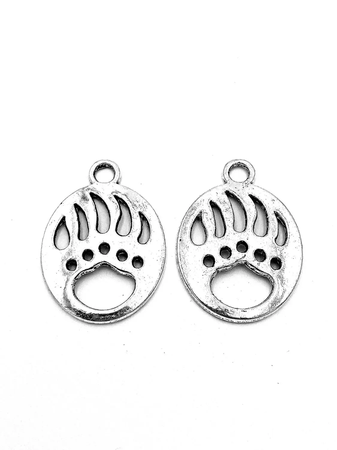 Подвески в виде медвежьей лапы 30x22 мм 10 шт. | Украшения и аксессуары