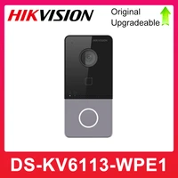 original hik ds kv6113 wpe1b video intercom villa door station door phone wifi ip65 2mp hd camera poe ieee802 3af