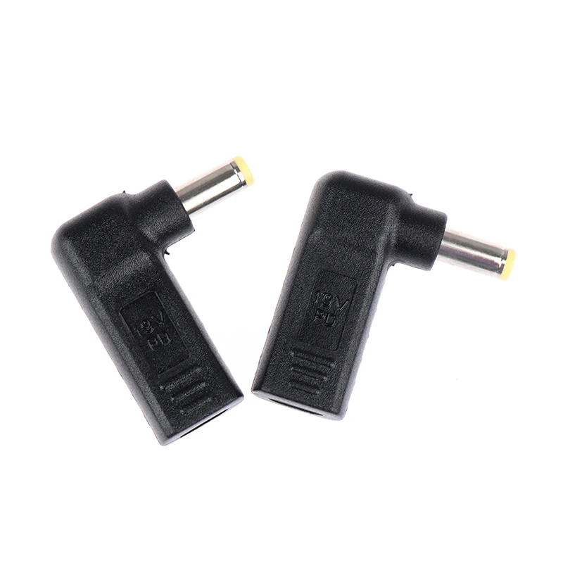 1 шт. 90 градусов USB 3 Type-C до 5 5*2 мм DC Питание Подключите конвертер для автобусов |