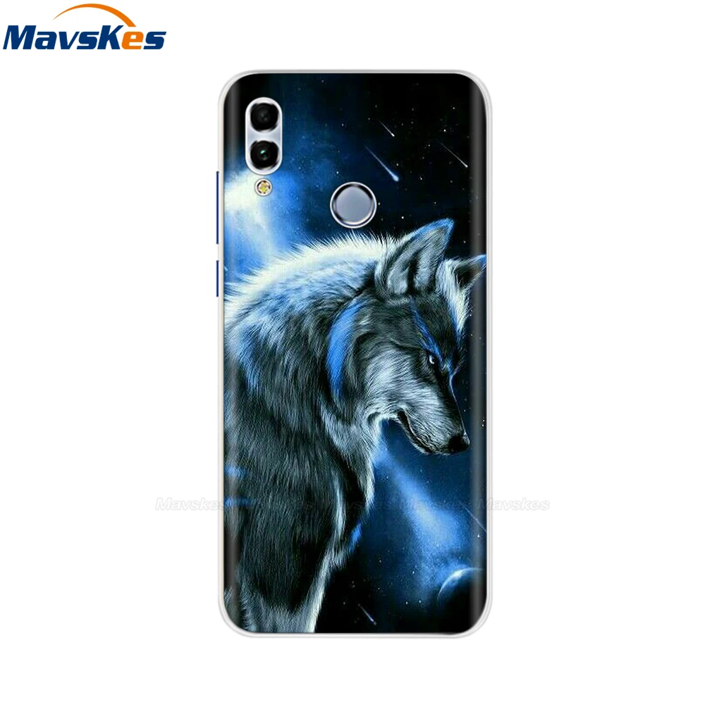 59 Huawei Honor 10 Lite чехол мягкий силиконовый милый ТПУ задняя крышка для Fundas huawei P Smart /Honor 10 удобный телефонный футляр сумки - Цвет: 59