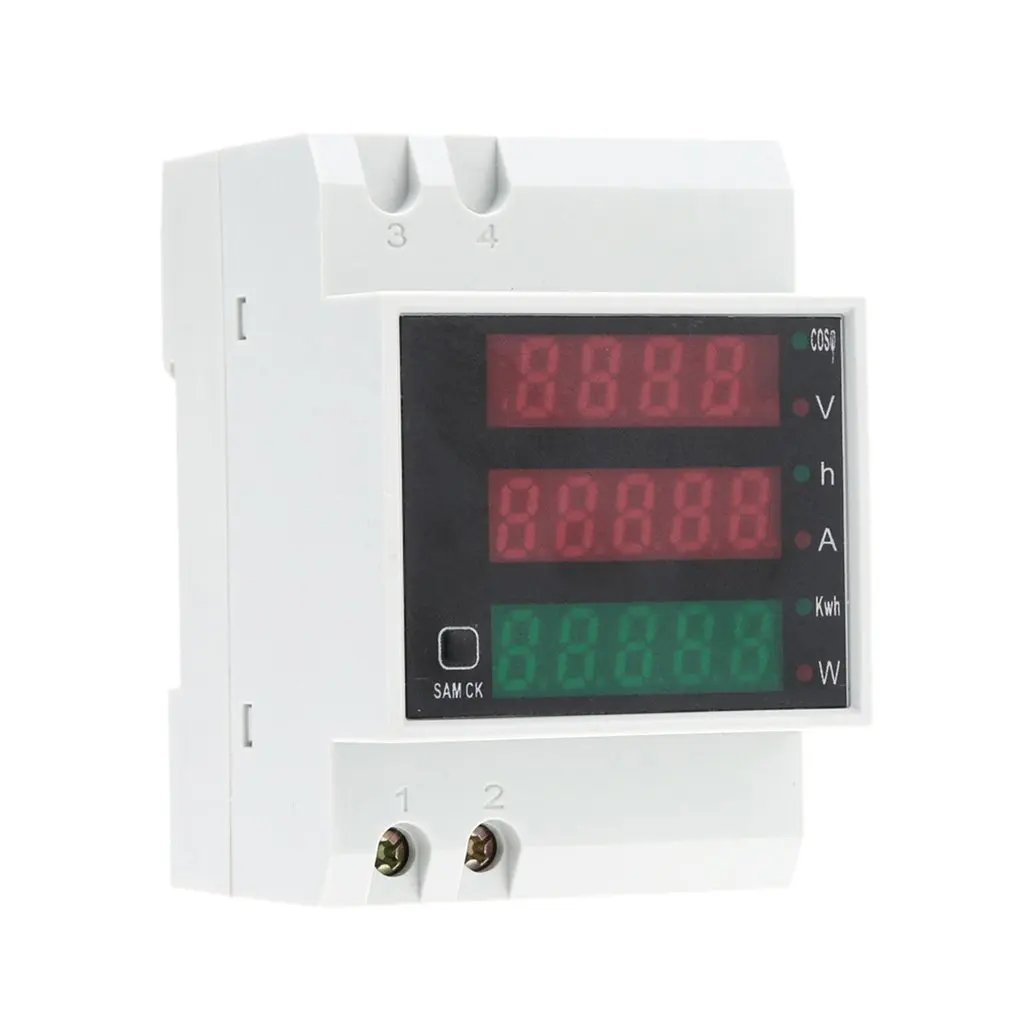 

D52-2047 LED Digital Multi-function Meter Voltmeter Ammeter High Precision Stable And Durable Voltmeter Ammeter AC300V