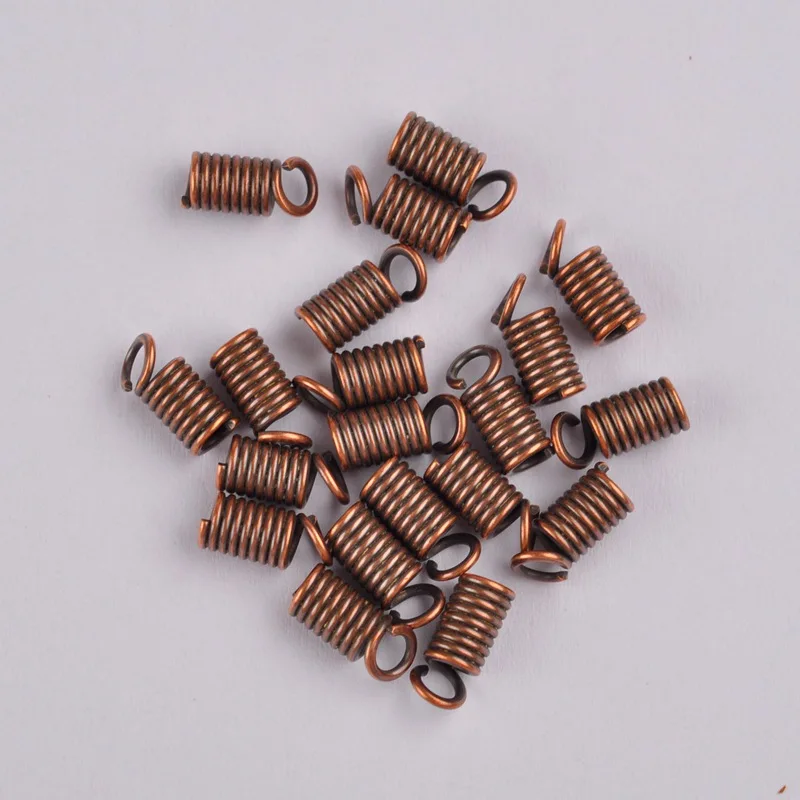 1000 шт плетеный шнур концы зажимы Крепежные разъемы обжимные концевые колпачки