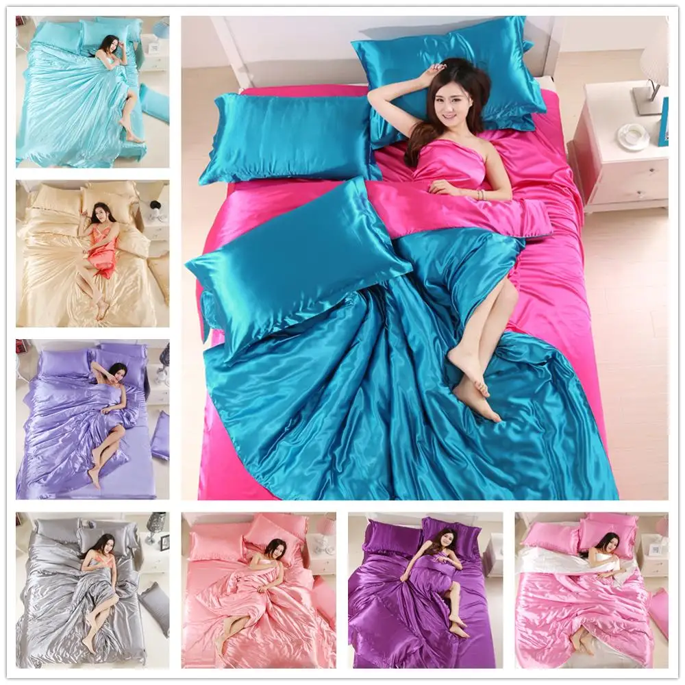 Комплект постельного белья из чистого шелка с наволочками оптовая продажа