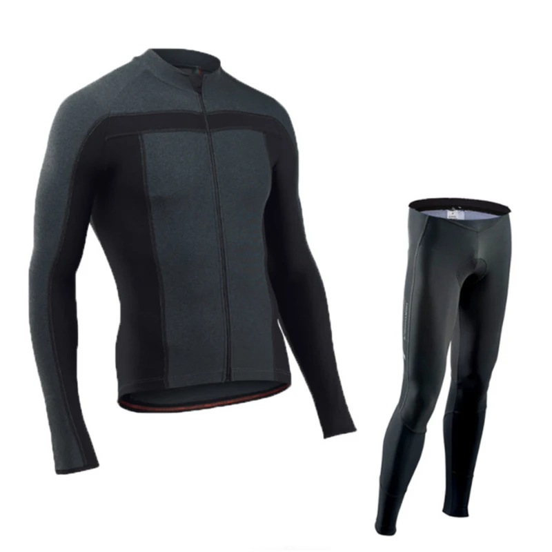 

2021 Spring Long Sleeve Suit Men's Outdoor Sports Team Quick-drying Cycling Suit Mountain Bike Cycling Cycling Suit Suit