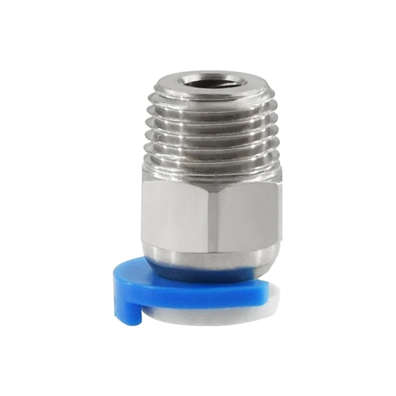 

3D Printer Pneumatic Connectors PC4-01 1.75mm PTFE Tube Quick Coupler J-Head Fittings Hotend Fit Screw Thread 1 Set