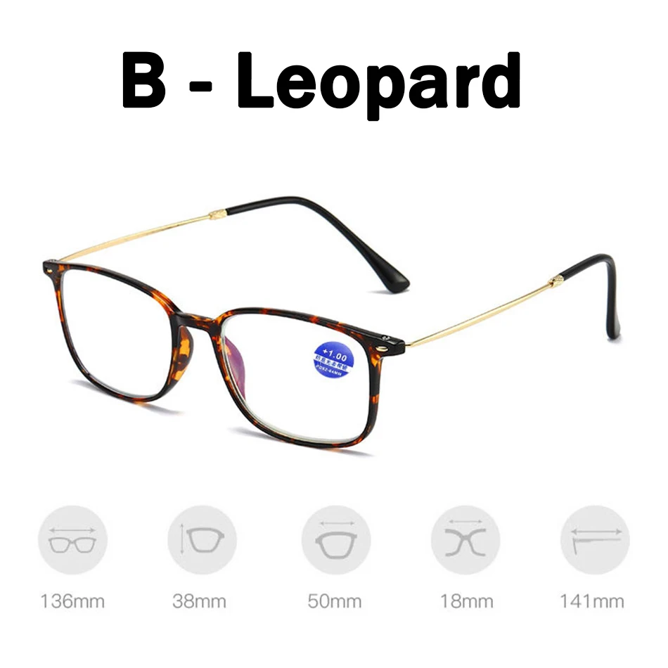 

Ahora 2020 Ultralight Reading Glasses for Women Men Anti Blue Light Computer Eyewear Optical Eyeglasses Hyperopia +1.5 +2.0 +2.5