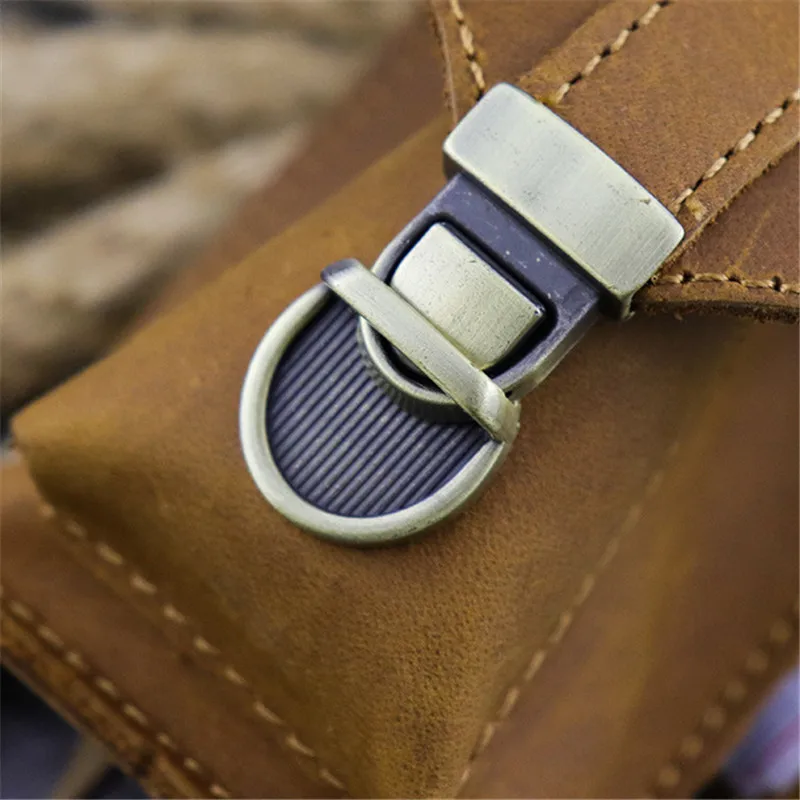 

Retro fashion designer natural real cowhide men's belt buckle casual business lighter cigarette case bag