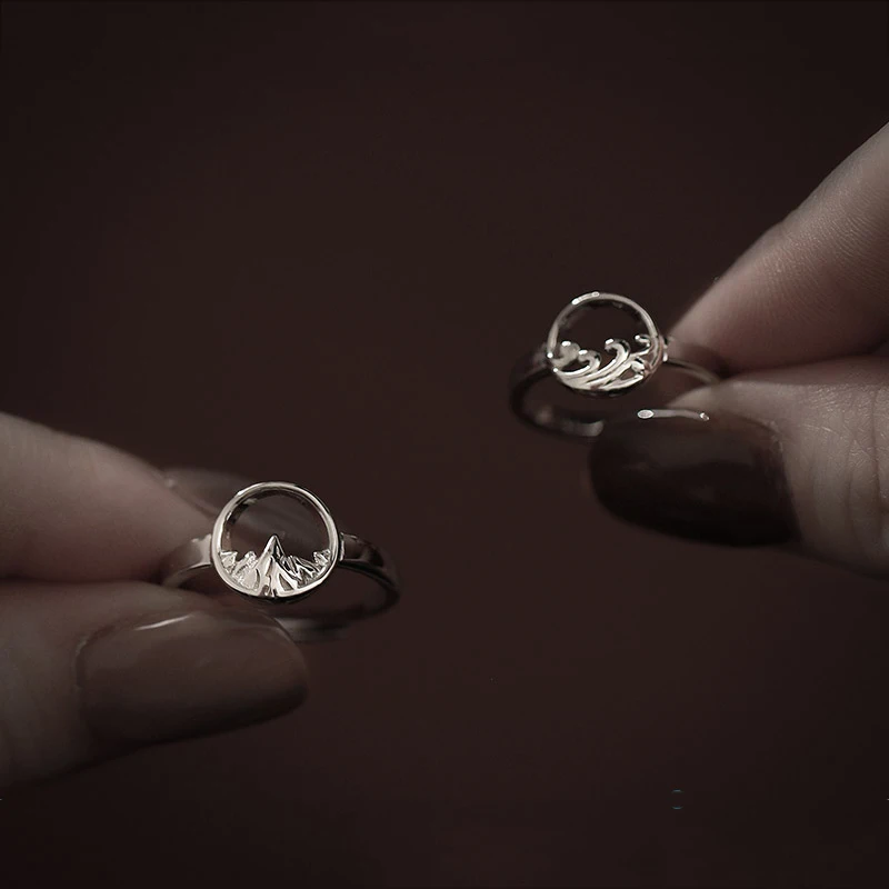 

Женские винтажные кольца из серебра 925 пробы, с изменяемым размером