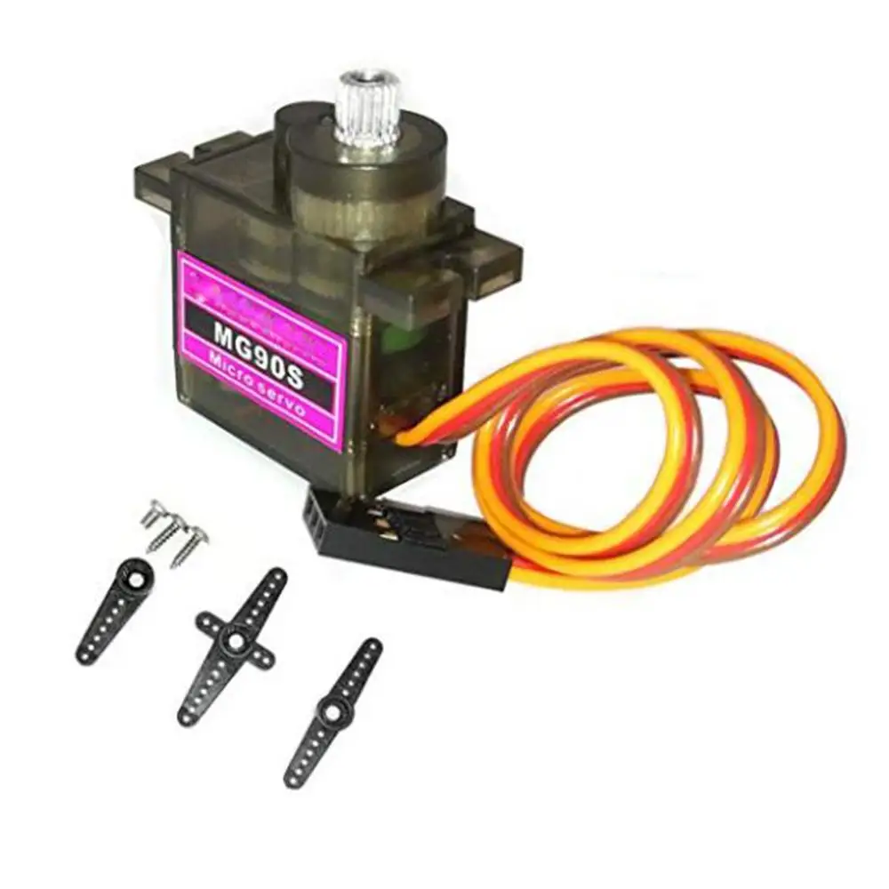 4Pcs/lot MG90S Servo MG90S Micro Mini Servo with Servo Arm For RC Helicopter Airplane and forArduino Raspberry Pi Project