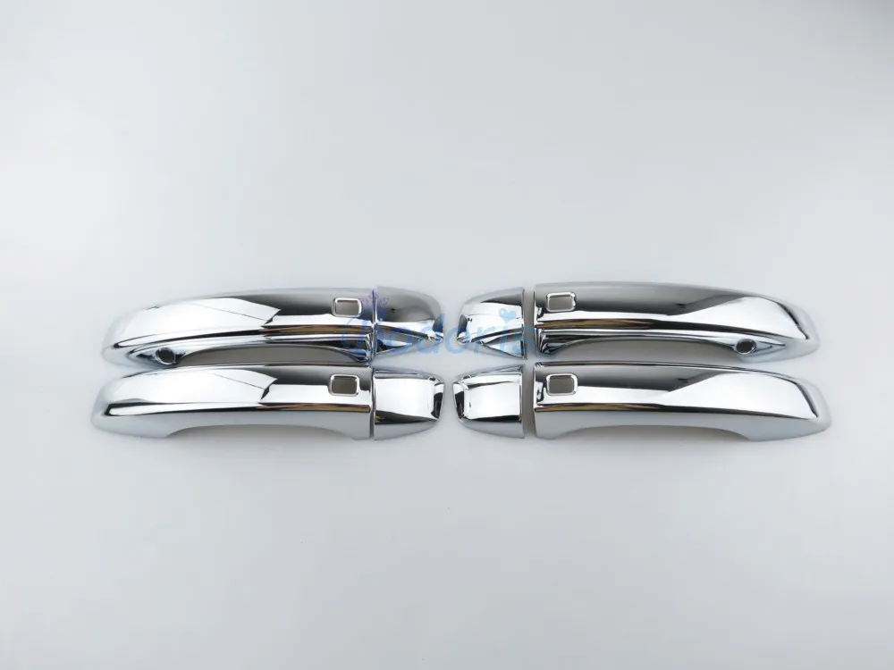 Накладка на дверные ручки литье под давлением АБС детектор хромированный