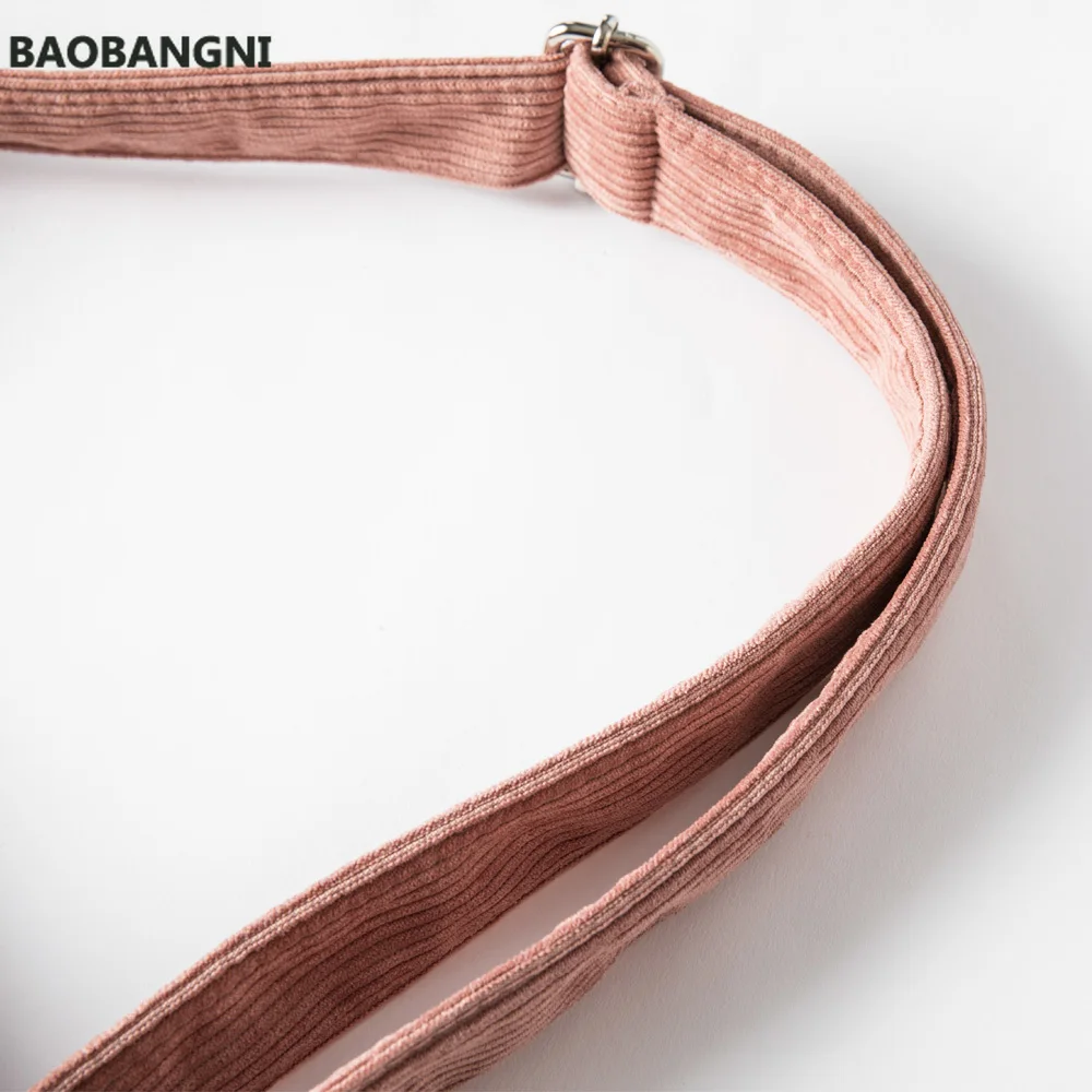 

Women Stripes Corduroy Shoulder Bag Long Strap Vintage Canvas Messenger Bags Female Large Cross Body Bag Handbag Big Totes