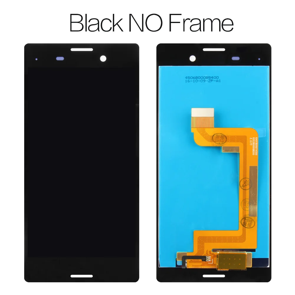 Black no Frame 5,0 ''1280x720 ips lcd для SONY Xperia M4 Aqua lcd дисплей E2303 E2306 E2353 E2312 E2333 E2363 сенсорный экран дигитайзер - Цвет: Black no Frame