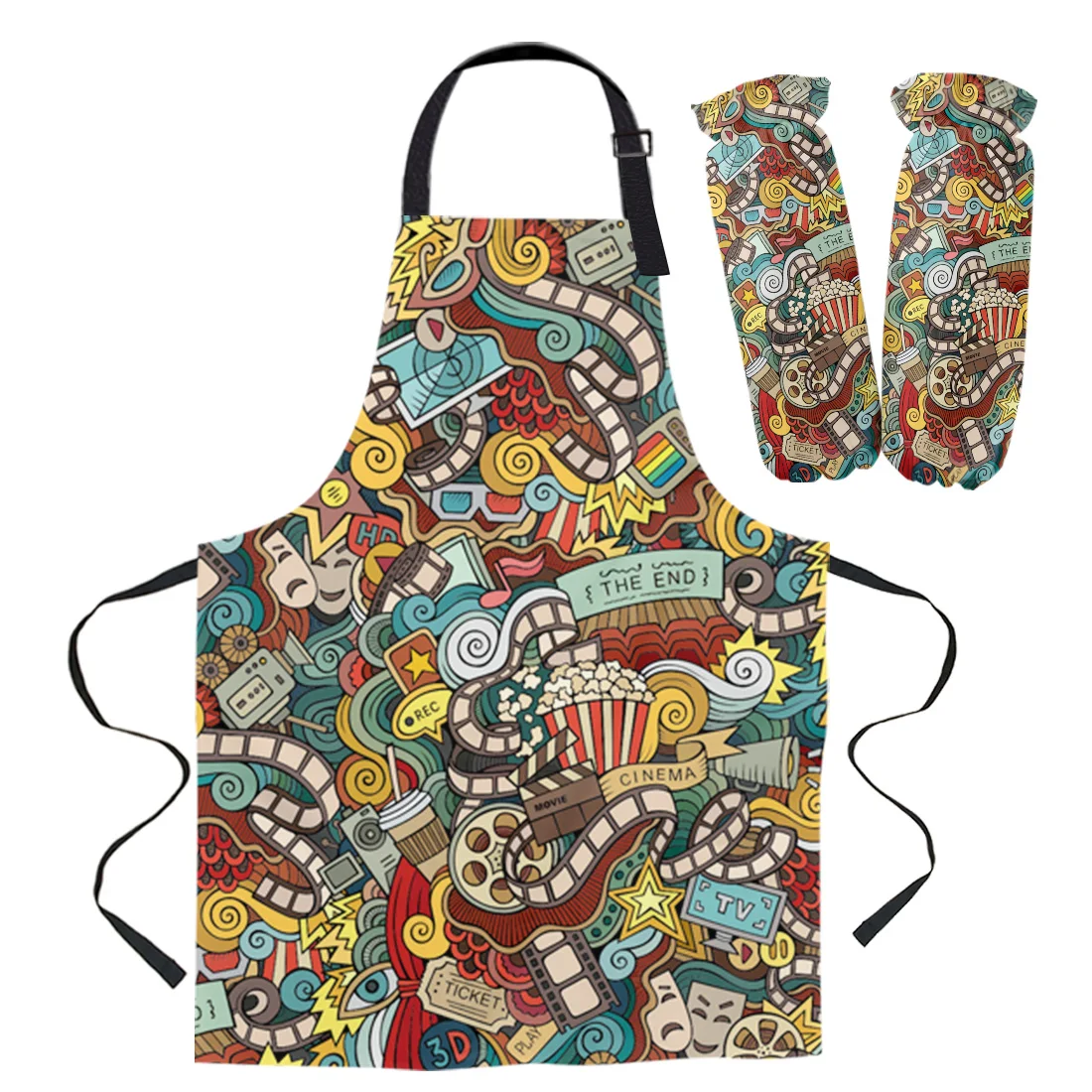 

Фартук для попкорна, фартук для уборки дома, женские фартуки