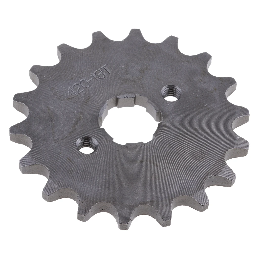 Передняя Звездочка 20 мм с 18 зубцами для велосипедной ямы 420 110 125 140cc |