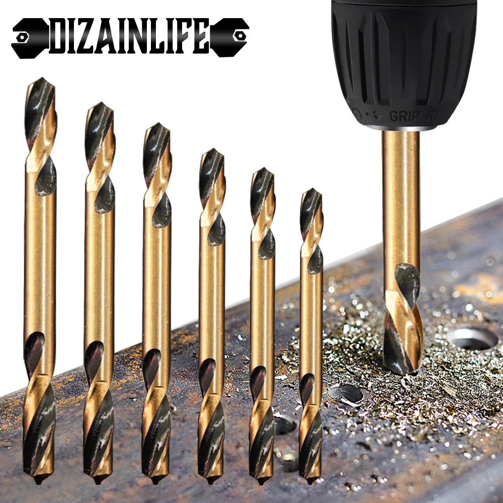 Набор спиральных Сверл из быстрорежущей стали с двойным концом и кобальтом для
