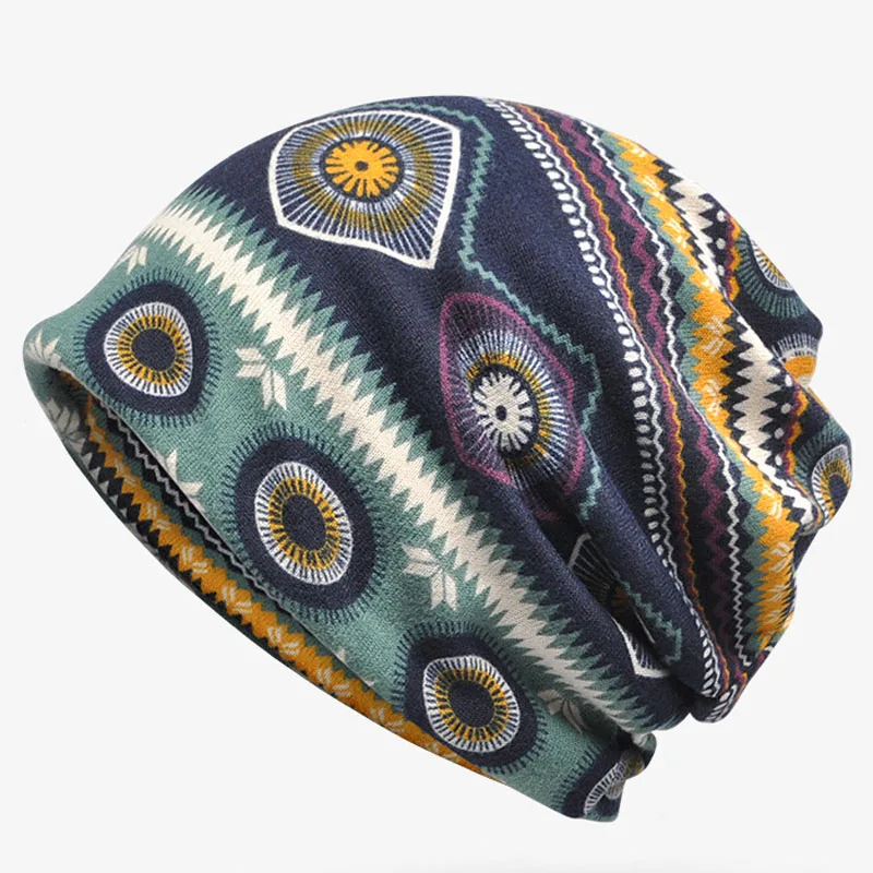 Тюрбан шапка шейный платок двойного назначения хвостик уникальный принт Уличная