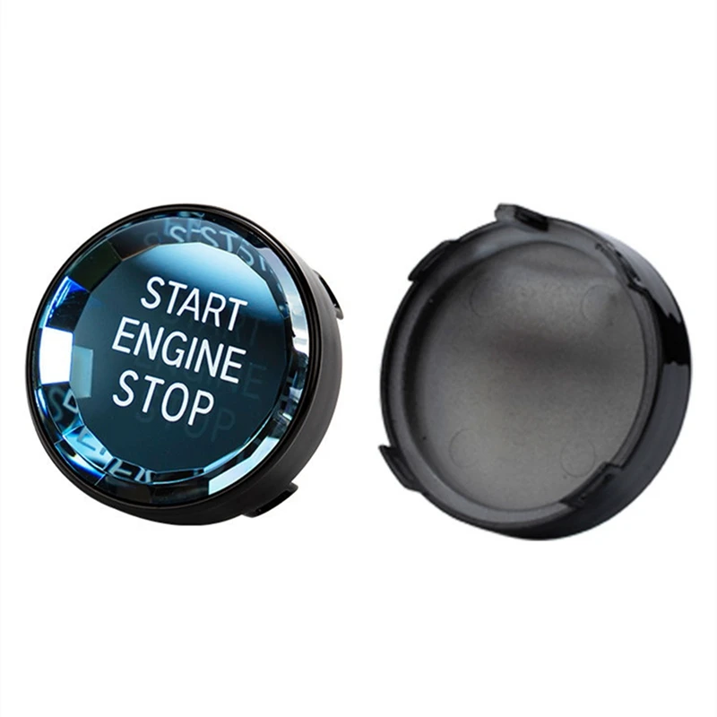 

Car Interior Switch Cover Crystal One-Key Engine Start Stop Button Sticker Trim for BMW- 3/5 Series E70 E90 E60