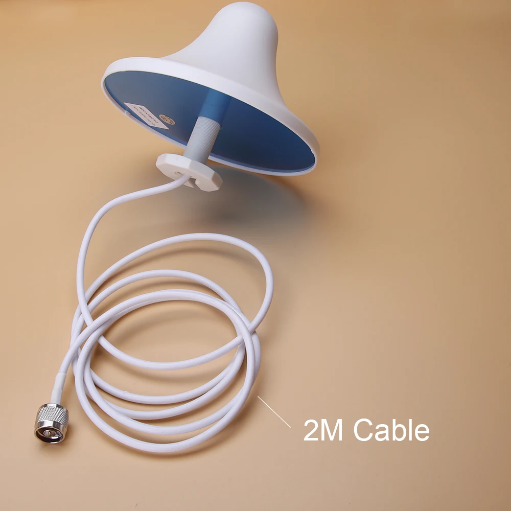 Tanie Antena Wewnętrzna 4G 3G 2G 800-2700Mhz Dla Komórki Wwmacniacz Sygnału Telefonu Sufitowa Antena Dookólna 3dBi LTE GSM 900 2100 Sieć