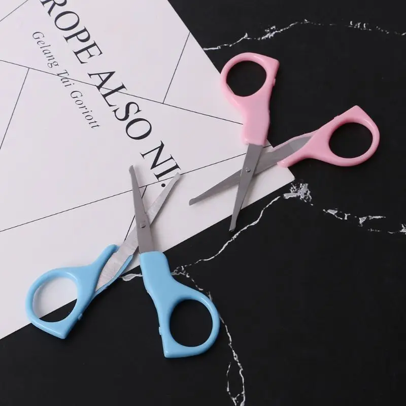 

New Nail Clippers Baby Nails Cutter Grooming Nursing Care Newborn Kids Safety Stainless Steel Scissors Random Color Round Tip