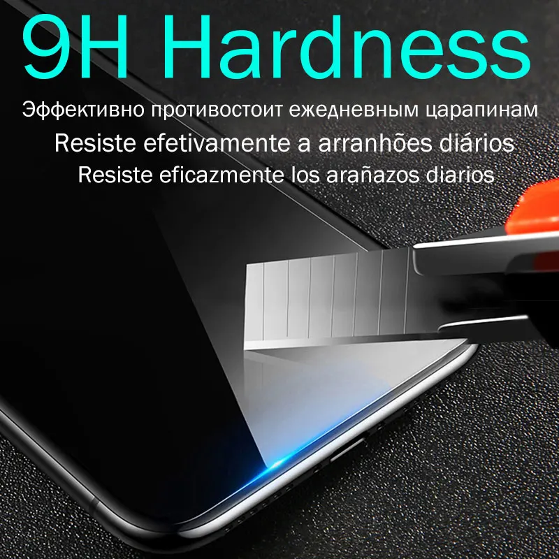 Защитное стекло 30D для iPhone X XS 11 Pro Max Xr закаленное 7 8 6 Plus 10 SE 2020 полное