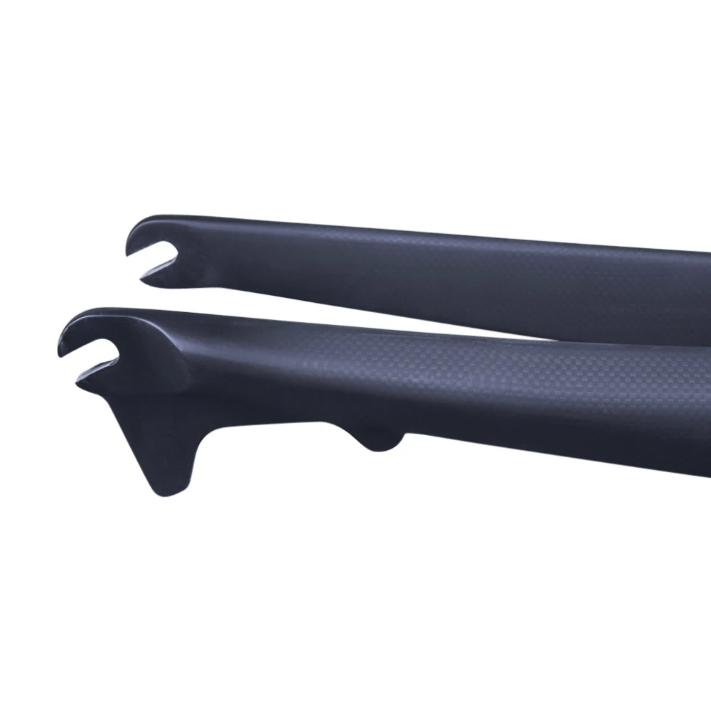 Матовая 3K углеродное волокно дисковый тормоз для горного велосипеда передняя