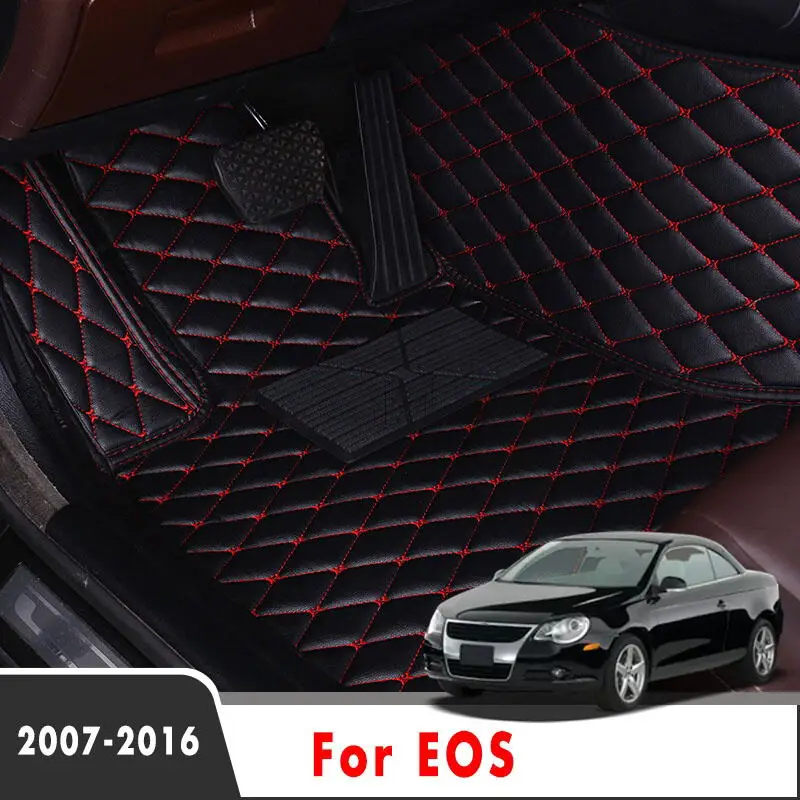 

Для EOS 2016 2015 2014 2013 2012 2011 2010 2009 2008 2007 2006 автомобильные коврики аксессуары кожаные Коврики для Volkswagen vw