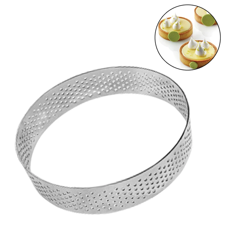 Набор колец для тарталета из нержавеющей стали формы мусса 6 шт.|Формы тортов| |
