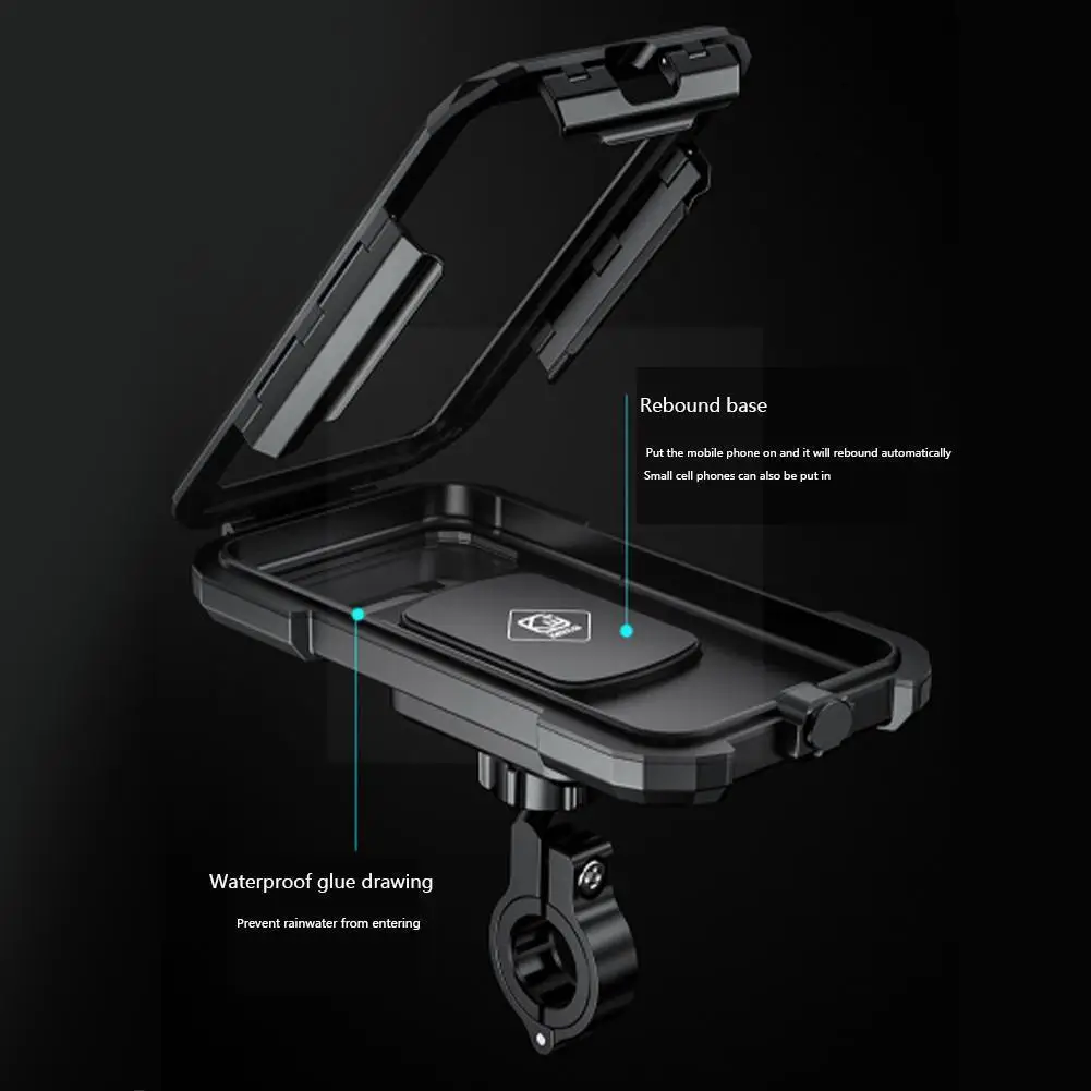 

Waterproof Mobile Phone Holder For Motorcycle Bike With Output Holder 15W/PD Charger 20W Fast Phone Wireless Z0G1