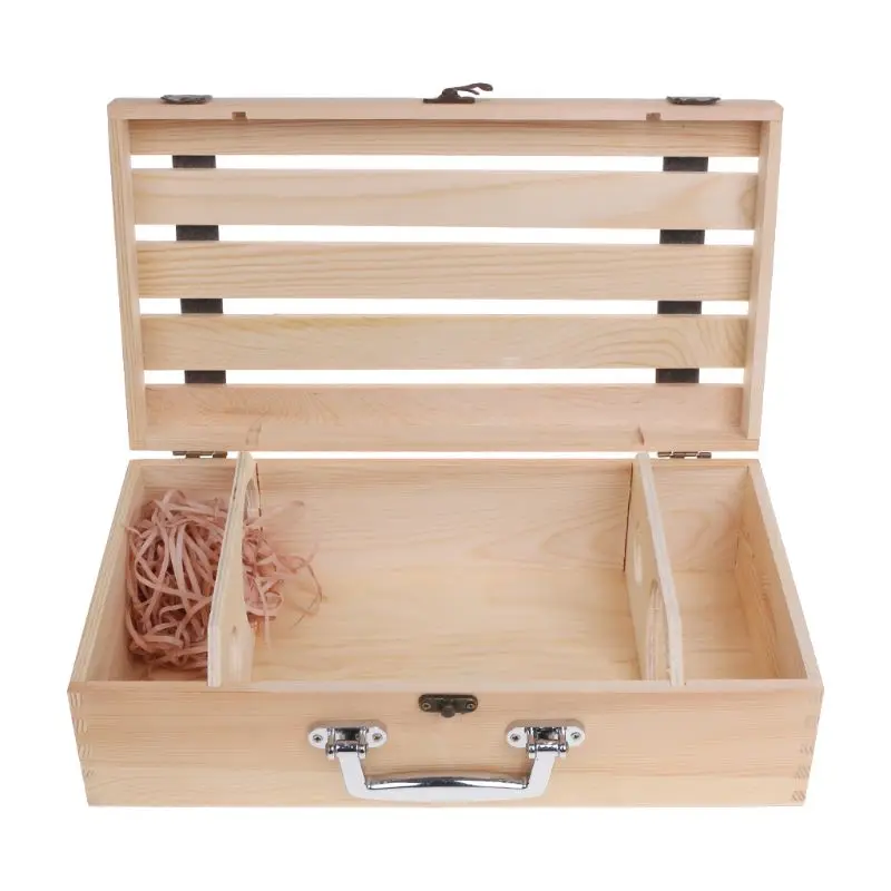 Винтажный деревянный ящик для бутылок красного вина чехол хранения держатель