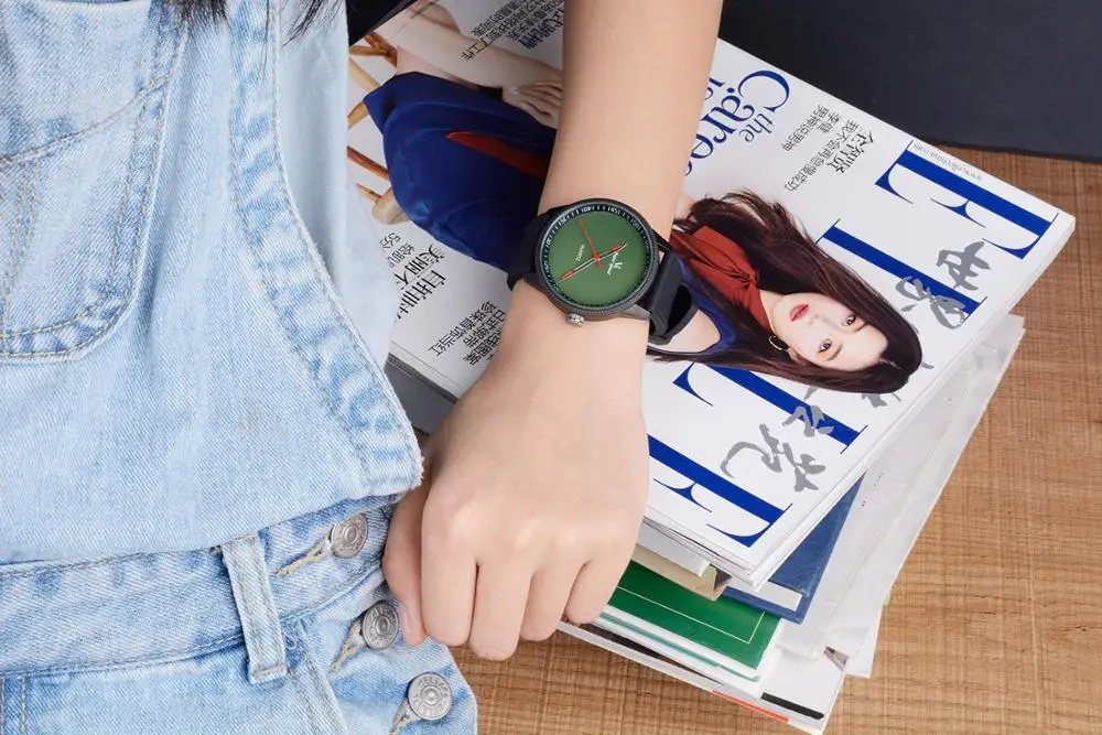 Часы наручные V6 мужские зеленые модные повседневные спортивные в стиле милитари