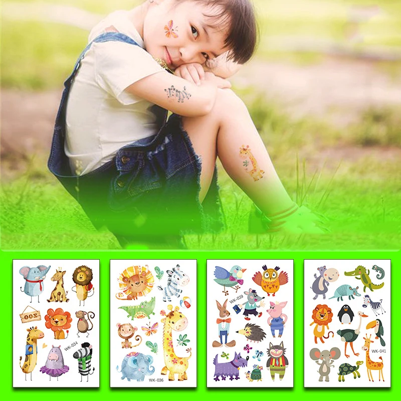 Новинка наклейка VSCO с мультяшными животными для ноутбука планшета тележки