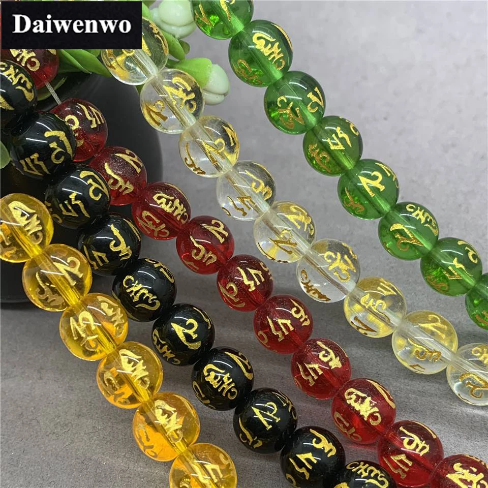 

5 цветов бусины Будды 8-12 мм, круглые стеклянные бусины K9 для резки камня, Diy Аксессуары