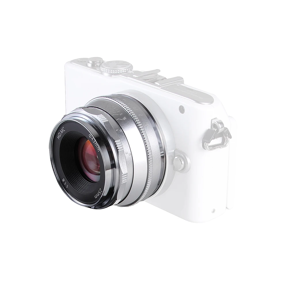 25 мм F1.8 Prime объектив ручной фокусировки MF для Panasonic Olympus MFT M4/3 крепление GH4 GM1 GX8 G7 G9 камера