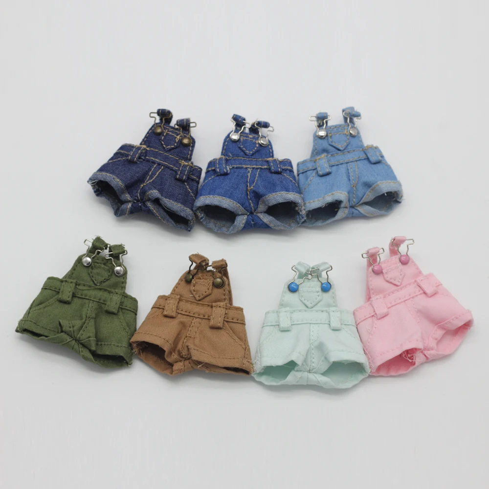 1/12 BJD Dolls Obitsu 11 doll dress overalls clothes for OB11 short pants | Accessories