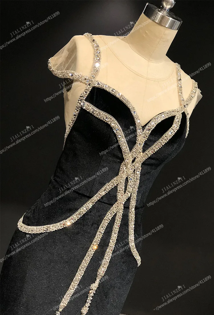 Rhine real Pictures Marchesa Black Velet with Crystal Mermaid sexy back arabic evening dresses long