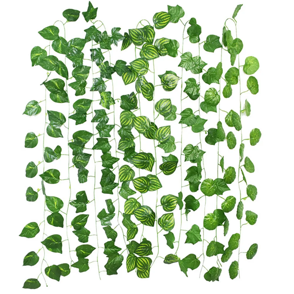 Искусственное растение искусственный плющ Настенное подвесное листья винограда