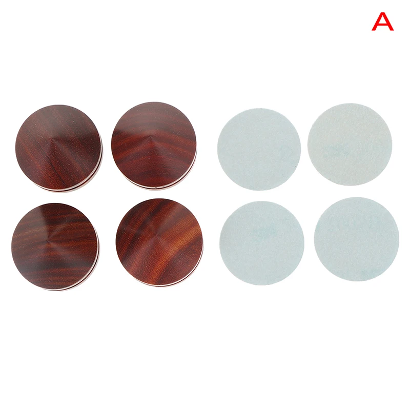 4 комплекта или шт. колонки подставка для ног коврик из натурального дерева