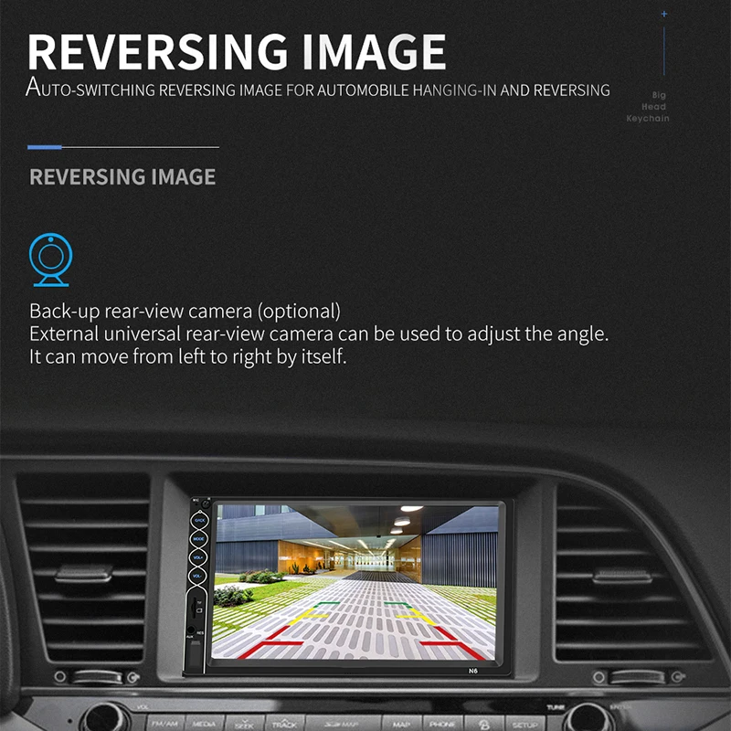 

7-Inch HD Car Radio MP5 Player N6 Multifunctional Car MP5 Player With Remote Control Support Bluetooth Connection USB Charging