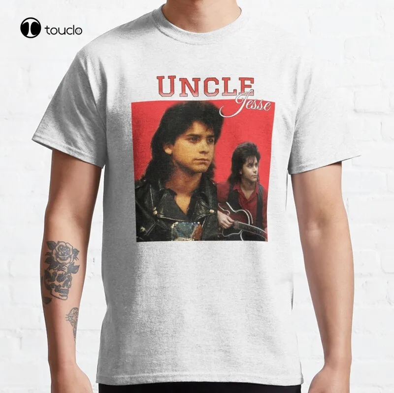 

Uncle Jesse Jesse Katsopolis Classic T-Shirt Cotton Tee Shirt Unisex