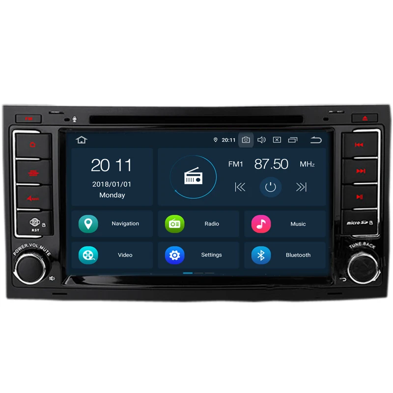 COIKA 7 &quotAndroid 9 0 система автомобильный DVD головное устройство для Volkswagen Touareg 2004-2011 с