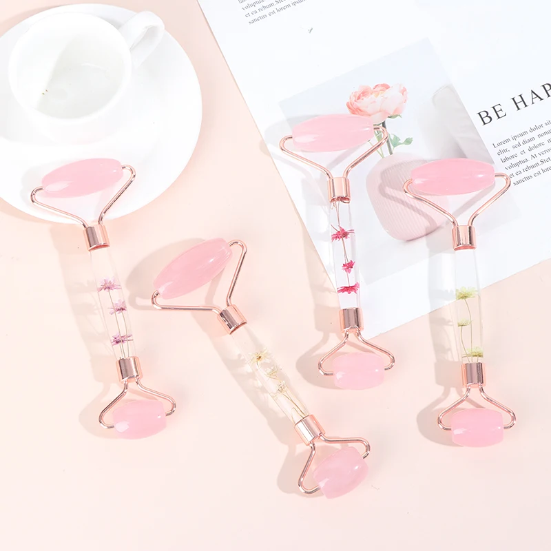 

Natural Jade Roller for Face Double Heads Massage Roller Facial Lifting Massager