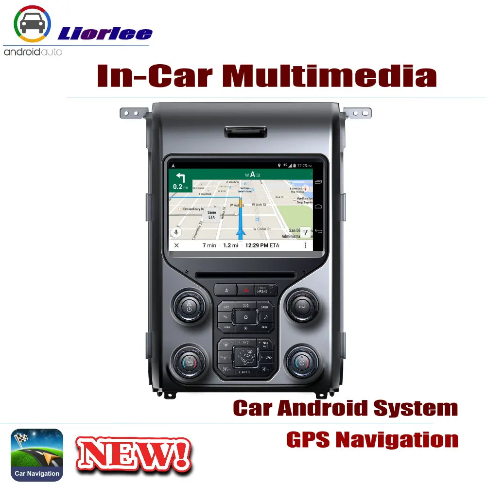 Для Ford F150 F250 F350 2015 2019 Автомобильная Android gps навигация dvd плеер Радио стерео AMP BT USB SD