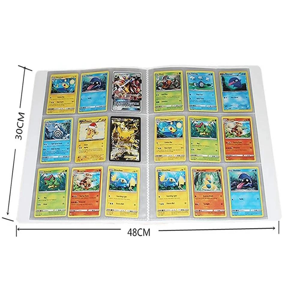 432 tarjetas 9 bolsillo Pokemon &aacute;lbum libro juego VMAX GX colecci&oacute;n carpeta Carpeta de Livre Pok&eacute;mon Charizard titular Juguetes-3